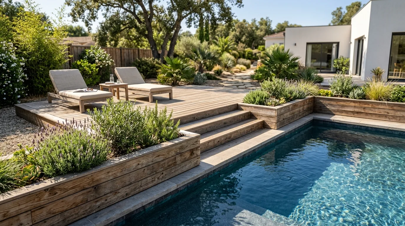 11 Pallet Deck for Above Ground Pool Ideas